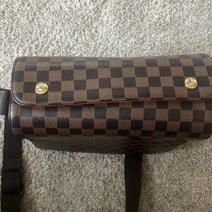 Authentic Louis Vuitton Damier Naviglio Shoulder Messenger Bag
